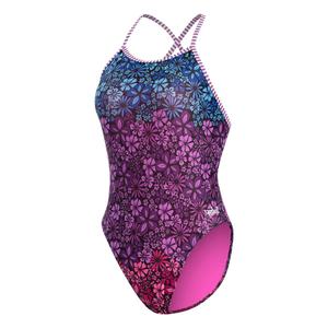 Womens Dolfin(R) Uglies Diver Back Retroflora One Piece Swimsuit