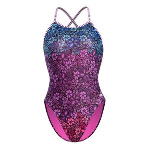 Womens Dolfin(R) Uglies Diver Back Retroflora One Piece Swimsuit alternate view