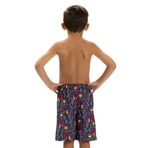 Toddler Boy Little Dolfin(R) Little Fish Swim Trunks alternate view