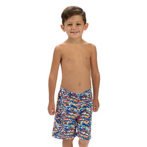 Toddler Boy Little Dolfin(R) Surfin Swim Trunks
