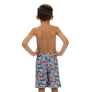 Toddler Boy Little Dolfin(R) Surfin Swim Trunks alternate view
