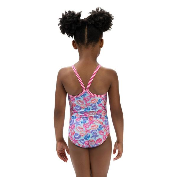 Girls (4-6x) Little Dolfin(R) By the Sea V-Back One Piece Swimsuit alternate view