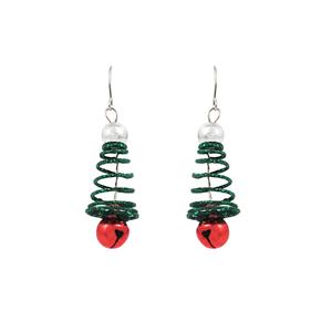 Christmas Tree Ornament Drop Earrings
