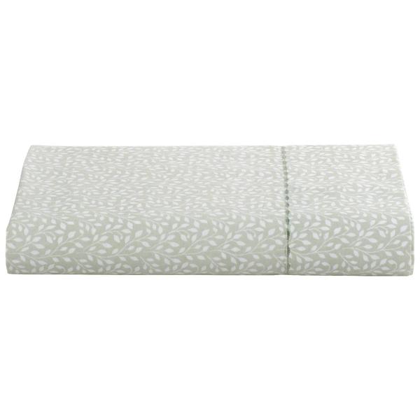 Sabrina Soto 200 Thread Count Cotton Leaf Print Sheet Set w/ Hem