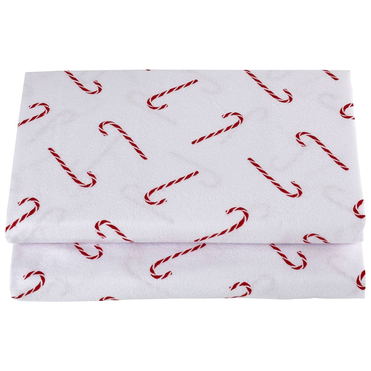 Ashley Cooper(tm) Candy Cane Flannel Sheet Set