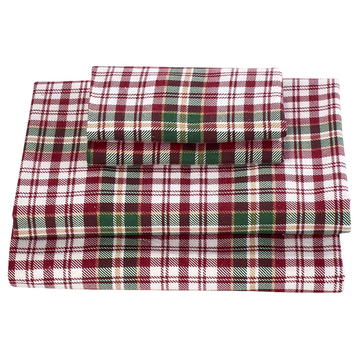 Ashley Cooper(tm) Holiday Plaid Flannel Sheet Set