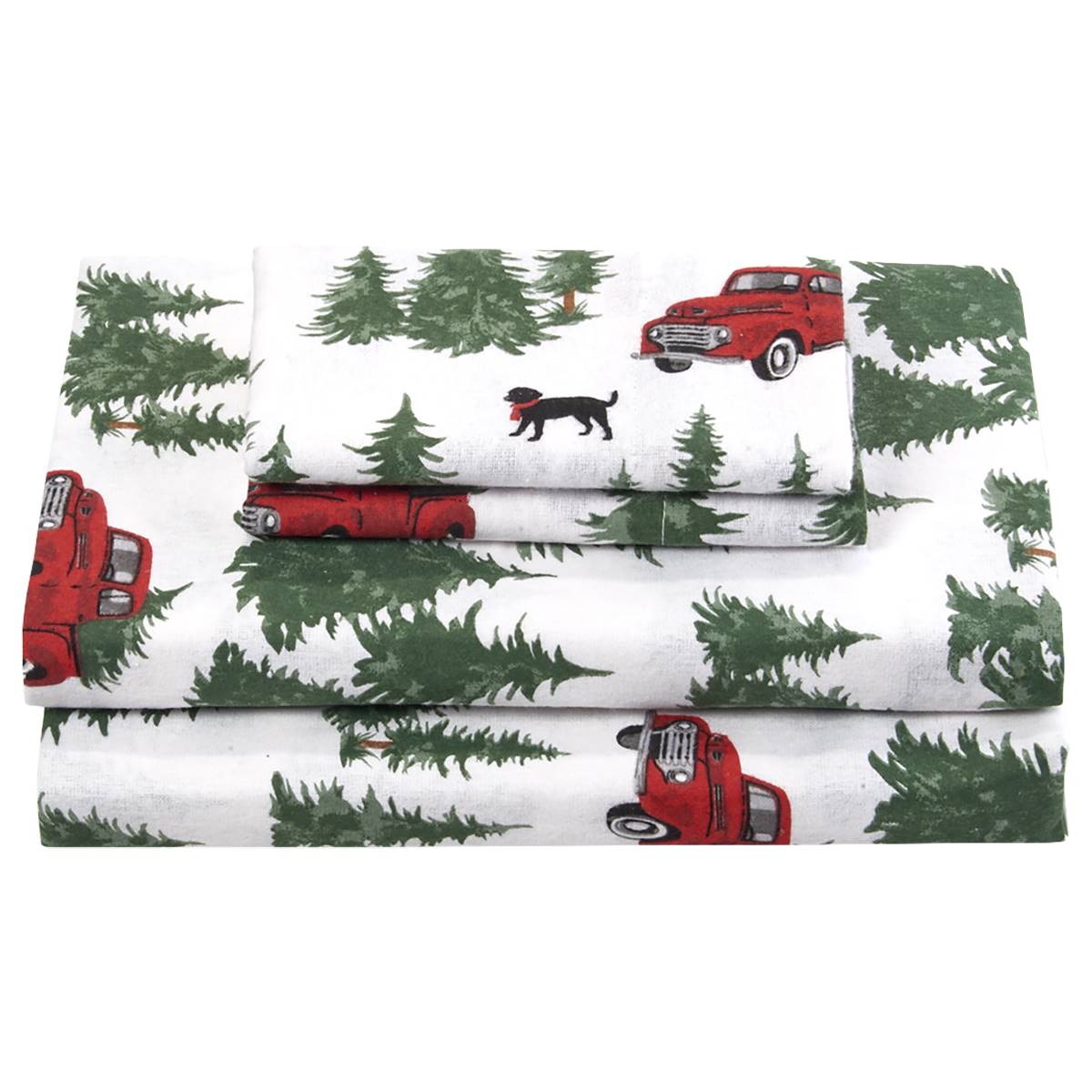 Ashley Cooper(tm) Tree Shopping Flannel Sheet Set