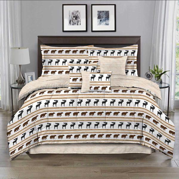 Ashley Cooper(tm) Moose & Bear 7pc. Reversible Comforter Set