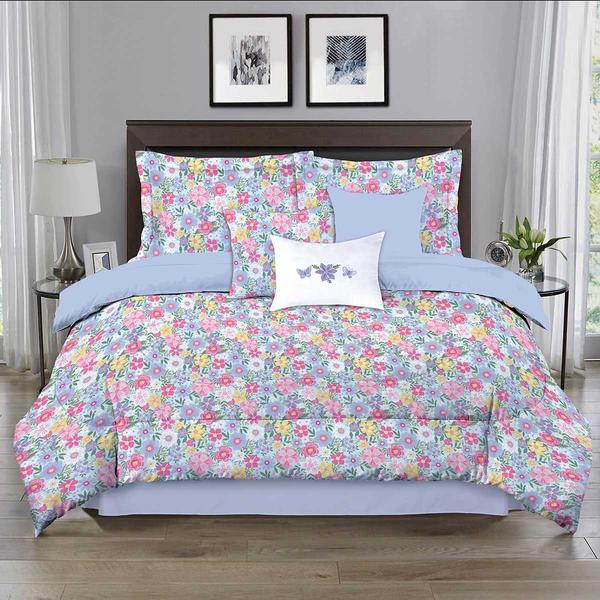 Ashley Cooper(tm) 7pc. Garden Floral Reversible Comforter Set