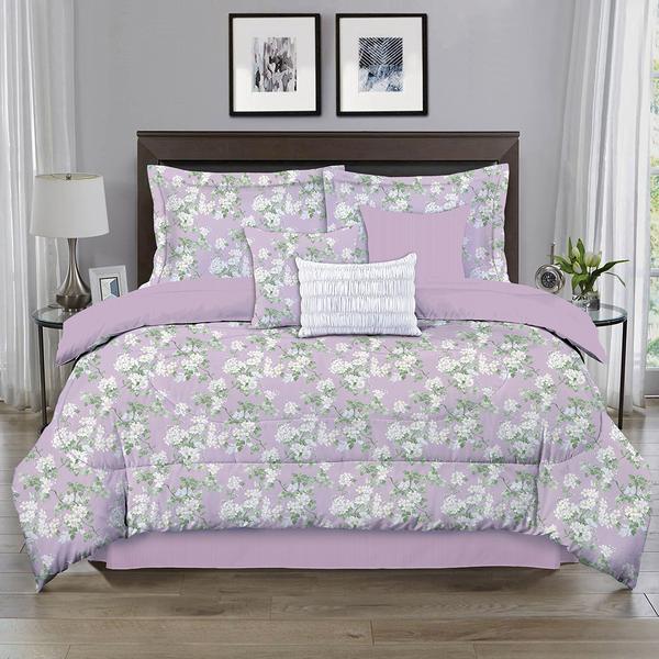 Ashley Cooper(tm) 7pc. Sophia Floral Reversible Comforter Set