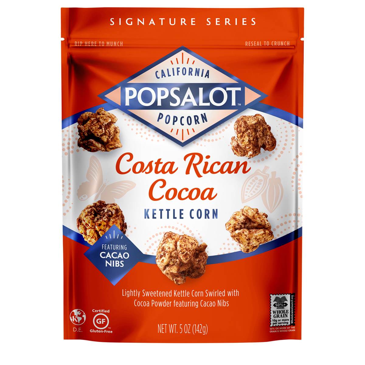Popsalot(tm) 6pk. Costa Rican Cocoa Kettle Corn Popcorn