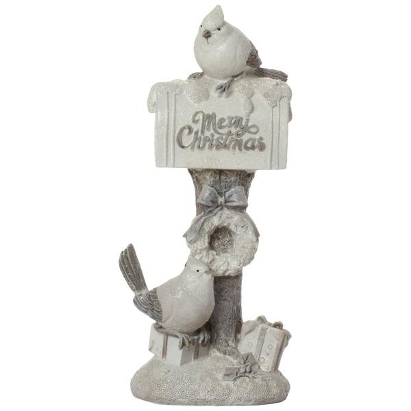 Resin Mailbox with Birds Figurine