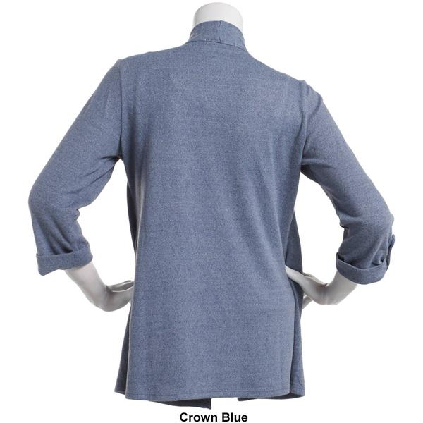 Womens Notations Long Sleeve Hacci Two In One Cardgian alternate view