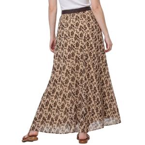 Womens NY Collection Belt Waist Chiffon Floral Maxi Skirt alternate view
