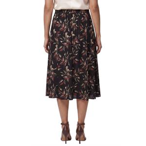 Womens NY Collection Pull On Floral Hacci Midi Skirt alternate view