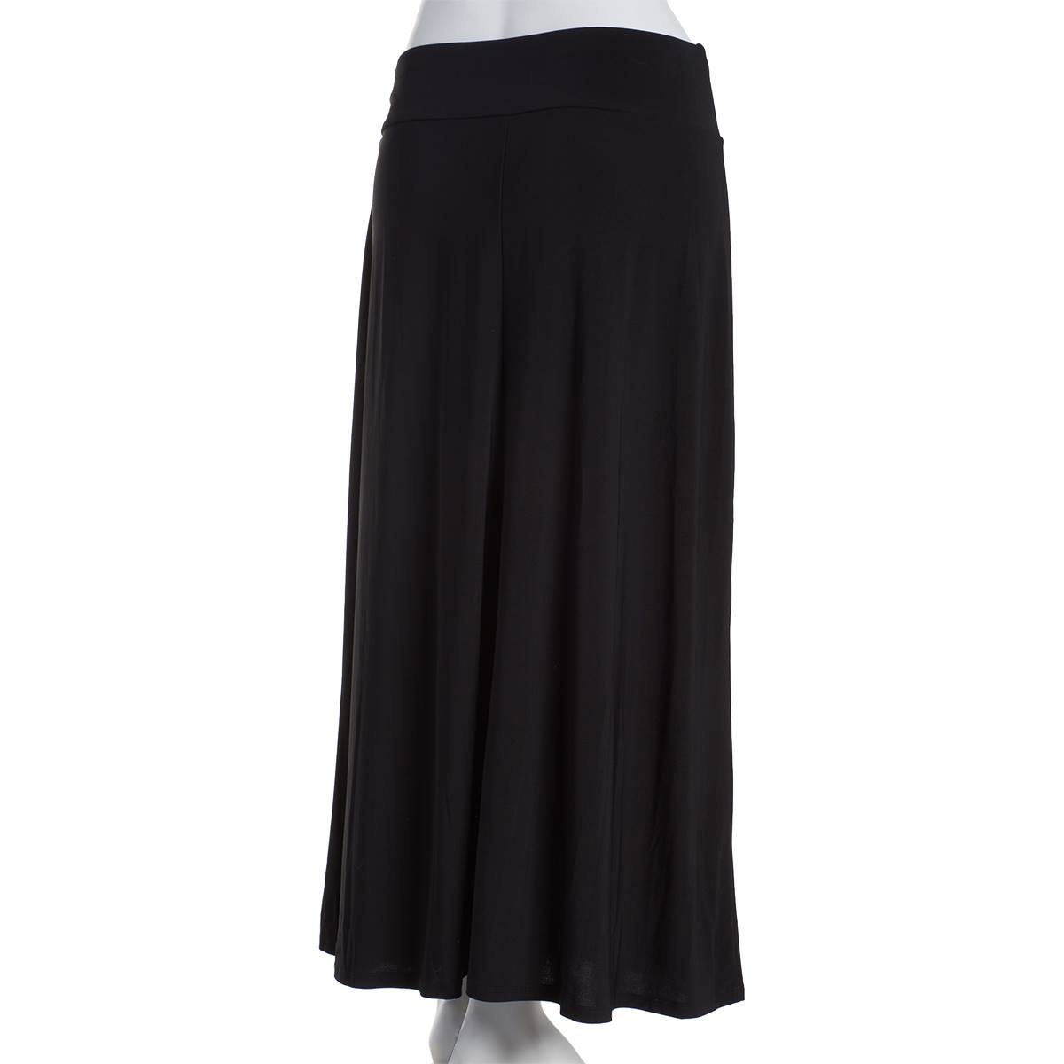 Plus Size NY Collection Pull On Solid Long Skirt