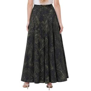 Petite NY Collection Tie Waist Faded Paisley Maxi Skirt alternate view