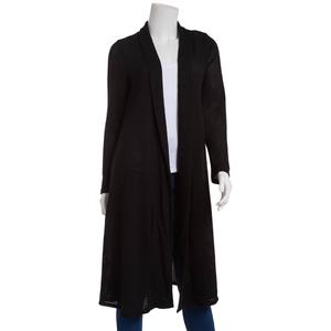 Petite NY Collection Long Sleeve Thermal Duster Cardigan
