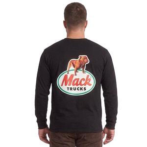 Mens Big & Tall Buckhorn River Long Sleeve Graphic Tee - Black alternate view