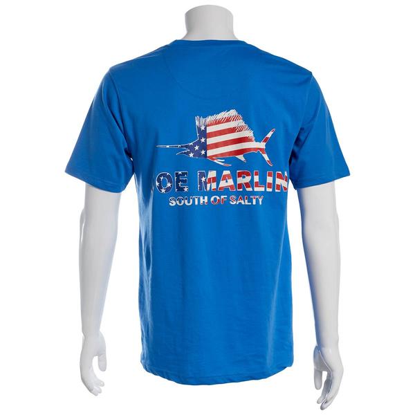 Mens Joe Marlin American Marlin Flag Tee alternate view