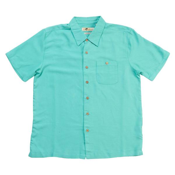 Mens Joe Marlin Patio King Solid Button Down Shirt