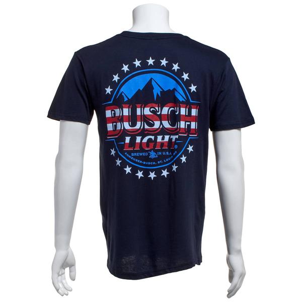 Mens Flea Circus Busch Light(R) Graphic Tee - Black alternate view