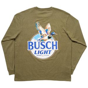 Mens Buckhorn River Busch Light Long Sleeve Tee alternate view