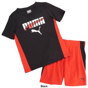 Boys (4-7) Puma(R) 2pc. Interlock Mesh Shorts Set alternate view