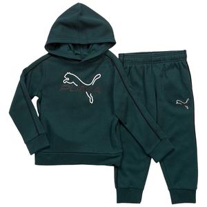 Boys (4-7) Puma(R) 2pc. Fleece Pullover Jogger Set - Green