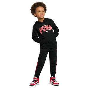 Boys (4-7) Puma(R) 2pc. Cotton Pullover & Joggers Set - Puma(R) Black