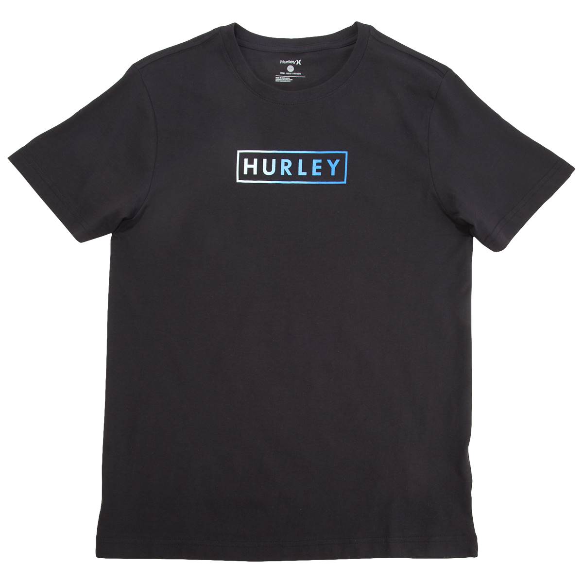 Young Mens Hurley Boxed Logo Short Sleeve Tee