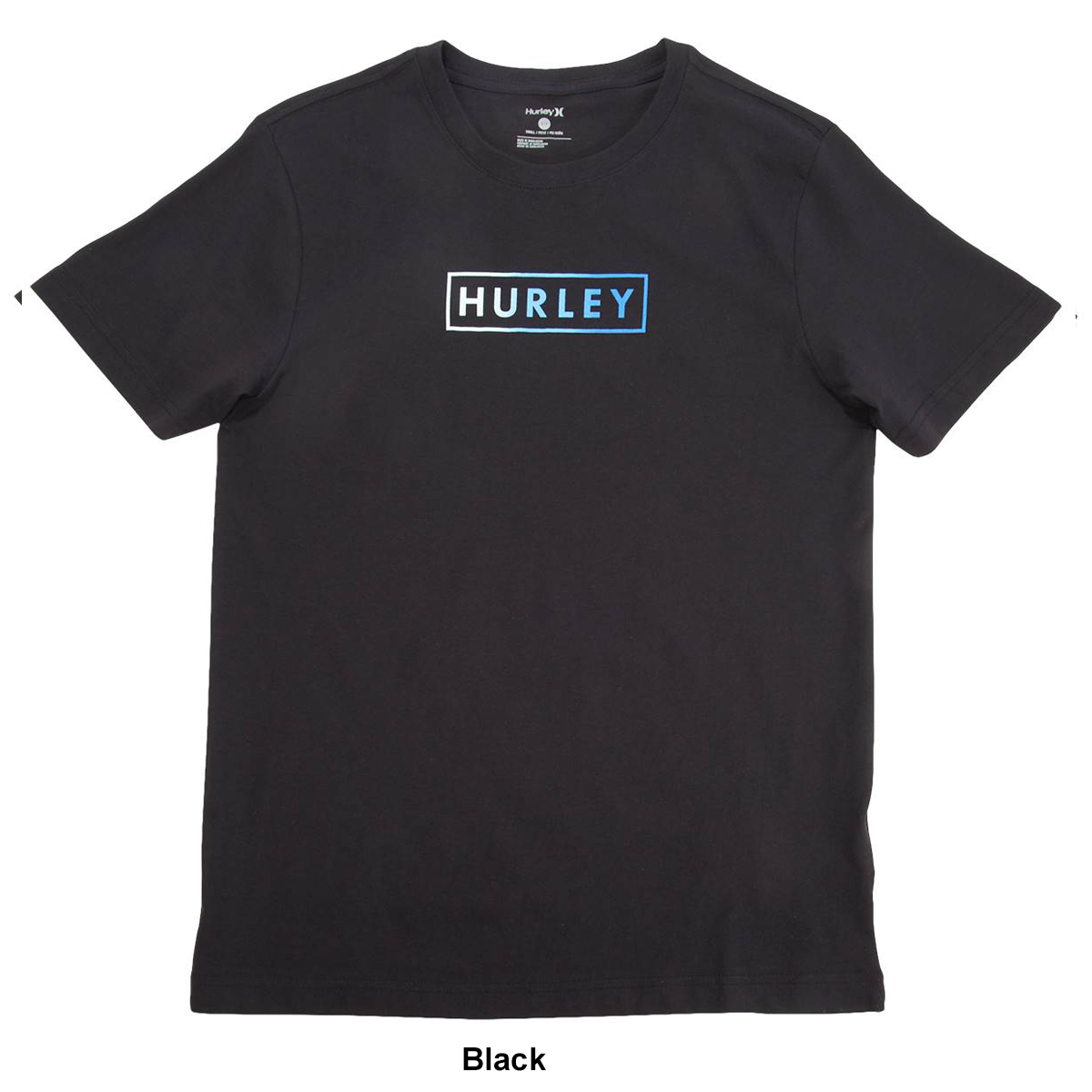 Young Mens Hurley Boxed Logo Short Sleeve Tee