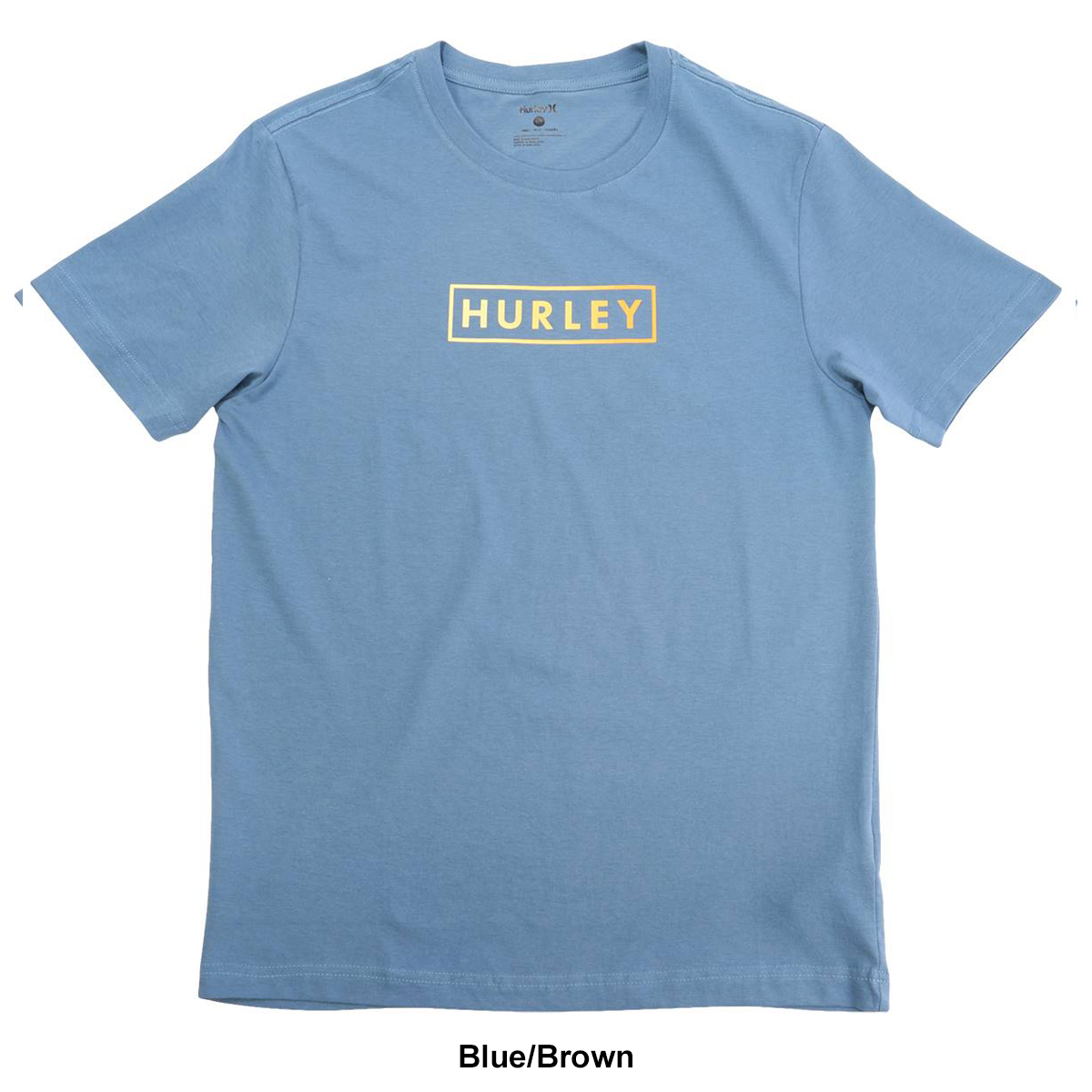 Young Mens Hurley Boxed Logo Short Sleeve Tee