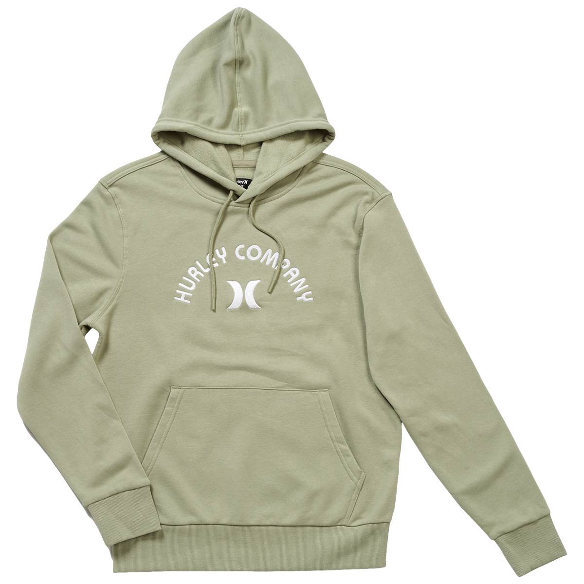 Young Mens Hurley Company Pullover Hoodie - Olive Canvas