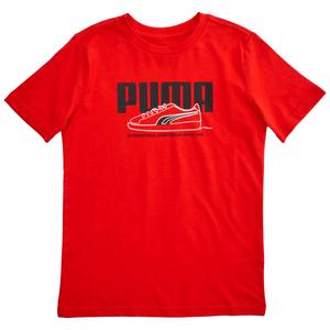 Boys (8-20) Puma(R) House of Graphics Short Sleeve Tee - Red