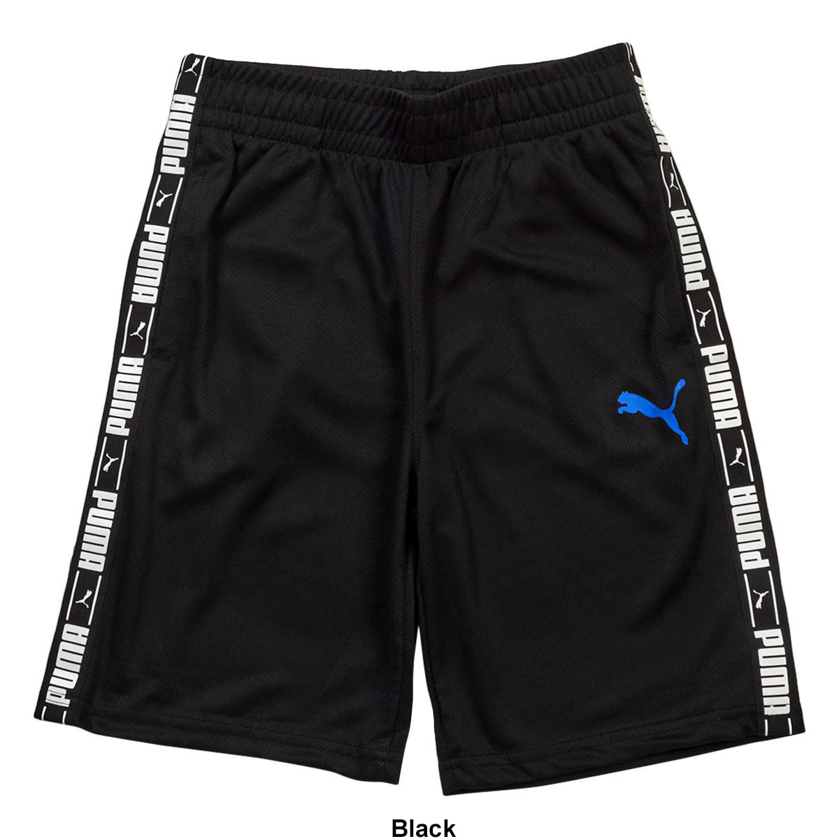 Boys (8-20) Puma Logo Lab Taping Mesh Shorts
