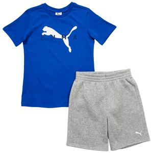 Boys (8-20) Puma(R) Tee & Shorts Set - Racing Blue