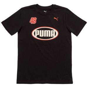 Boys (8-20) Puma(R) Vintage Moto Pack Graphic Short Sleeve Tee