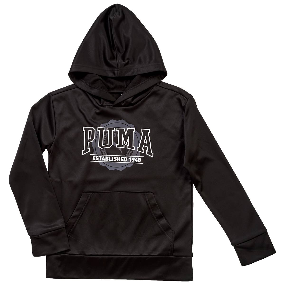 Boys (8-20) Puma(R) Emblem Polyester Hoodie - Black