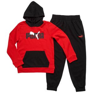 Boys (8-20) Puma(R) Hoodie & Joggers Set - Puma Black