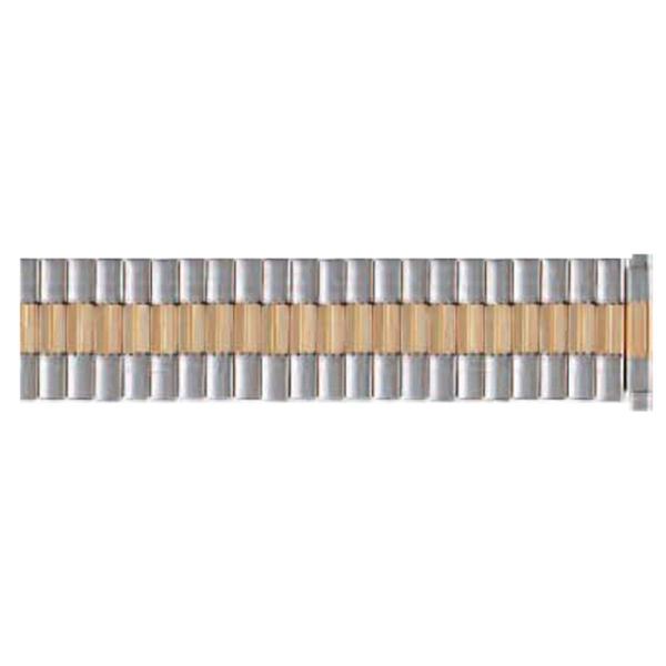 Unisex Watchbands 2 Go Stainless Steel Two-Tone Watchband