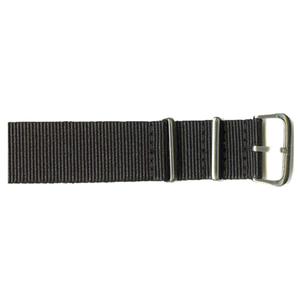 Unisex Watchbands 2 Go Black Nato Style Watch Band