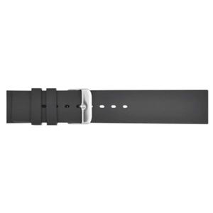 Unisex Watchbands 2 Go Black Silicone Watch Band