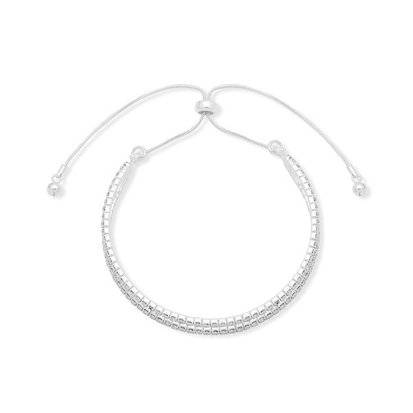 You're Invited Two-Row Pave Slider Bracelet