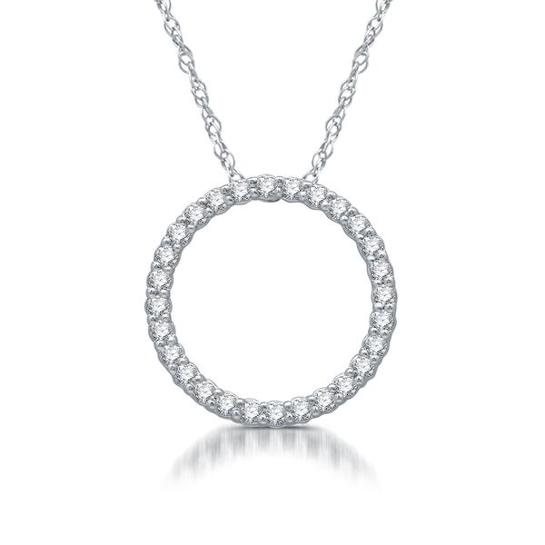 Nova Star(R) 1/4ctw. Lab Grown Diamond Circle Pendant