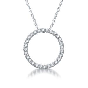 Nova Star(R) 1/4ctw. Lab Grown Diamond Circle Pendant