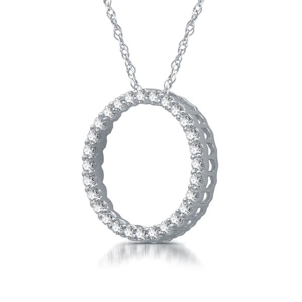 Nova Star(R) 1/4ctw. Lab Grown Diamond Circle Pendant alternate view