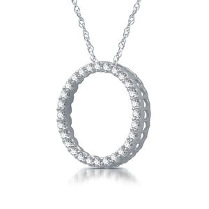 Nova Star(R) 1/4ctw. Lab Grown Diamond Circle Pendant alternate view