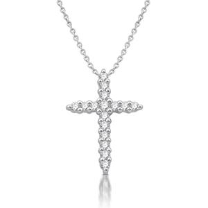 Nova Star(R) 1/4ctw. Lab Grown Diamond Cross Pendant