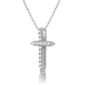 Nova Star(R) 1/4ctw. Lab Grown Diamond Cross Pendant alternate view